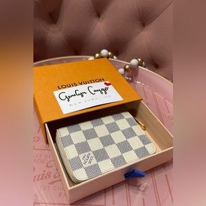 Authentic Louis Vuitton Azur Zippy Wallet